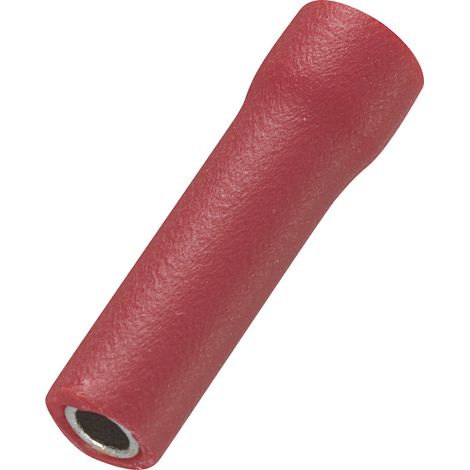TRU COMPONENTS 745456 Stoßverbinder 0.50 mm² 1.50 mm² Vollisoliert Rot 100 St. (1/2)