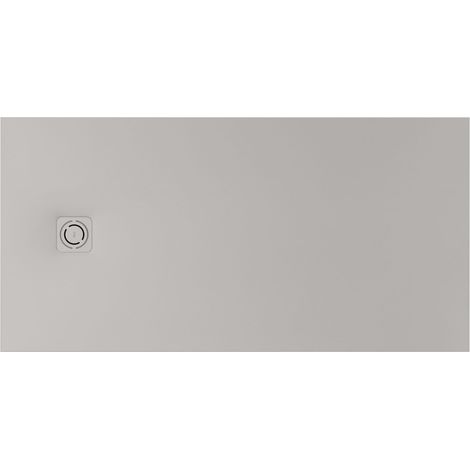 Receveur de douche extra plat en Stonex® Terran-N+Grille Twist - 1600x900mm - Perle (1/2)