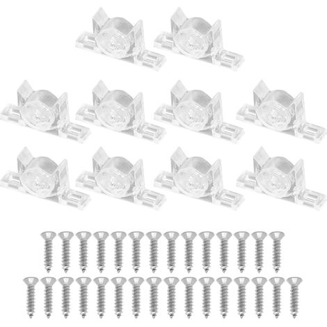 Clips pour Faux placards avec vis, en Acrylique, pour façades de Cuisine, tiroirs et armoires (1/5)