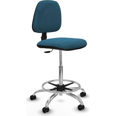 Sedia da Ufficio Piqueras y Crespo B0005RP Verde petrolio Alta (1/5)