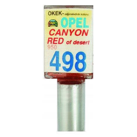 Opel 498 950 Canyon Rouge peinture SAM Automotive réparation de rayures 10 ML arasystem (1/5)