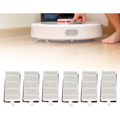 6 pièces/set Filtre Balai Pièces de Rechange pour Lydsto R1, Kit Élément Filtre et Tamis (1/5)