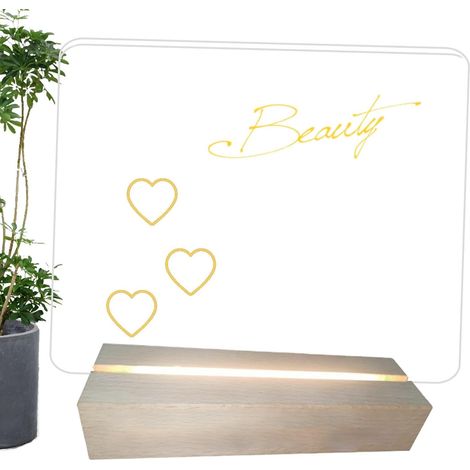 de messages lumineux en acrylique tableau de notes (1/5)