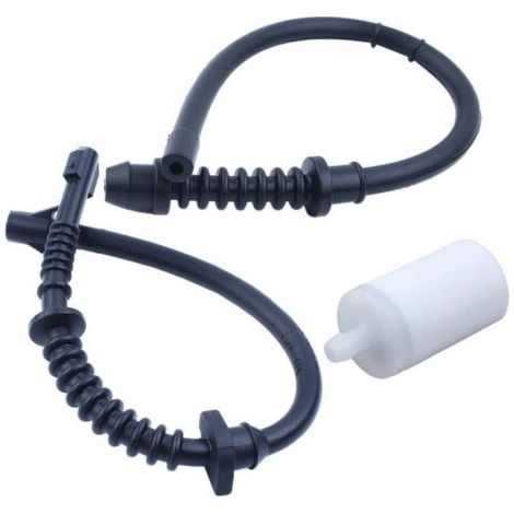 Kraftstoffrücklaufleitung 2 kompatibel mit Husqvarna 435, 440, 445, 450 E, Teilenummern 544128601, 577535101, 523055201. (1/5)