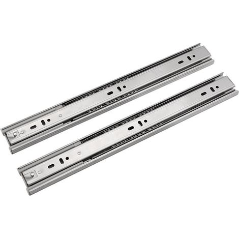 [NIEMALS VERWENDET] Schubladenschiene, Edelstahl, dreiteilig, 12 Zoll/30 cm