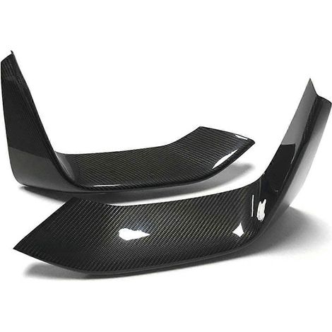 Lot de 2 spoilers de pare-chocs avant en fibre de carbone pour BMW M3 F80 (1/5)