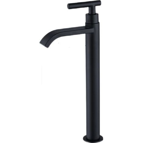 Robinet de lavabo à poser eau froide simple (sans tuyau d'arrivée d'eau) rond (1/4)