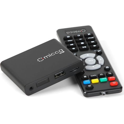 G3 Lecteur multimédia numérique Quad HD 2K pour clés USB et cartes MicroSD, affichage numérique, vidéos H.265/HEVC, H.264/AVC, MP4, MKV, MP3, JPG, HDMI 4K, AV analogique, lecture et reprise auto (1/5)