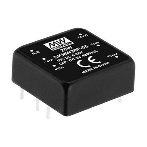 Mean Well SKMW20F-03 Convertitore DC/DC 4.5 A 20 W Num. uscite: 1 x Contenuto 1 pz.