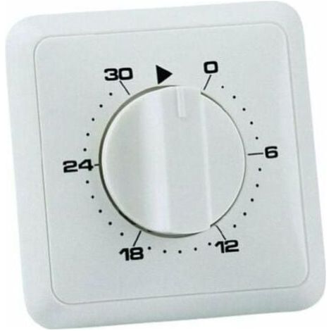 Analoge Unterputz-Zeitschaltuhr mit 30-Minuten-Tagesprogramm (1/4)