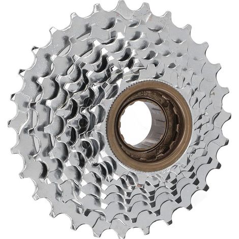 Pignon libre vélo argent acier 8 vitesses 13-28T roue libre filetée pour VTT (1/5)
