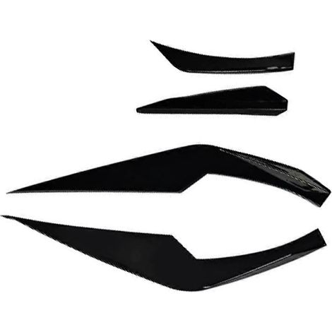 4 pièces Canards de pare-chocs avant, garnitures d'aération latérales pour BMW M3 G80 G81 G82 G83 2021-2024