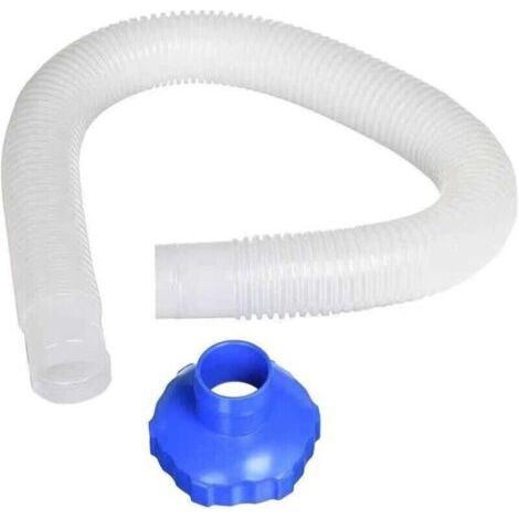 Tuyau de Skimmer de Piscine, Adaptateur de Tuyau de Filtre pour Skimmer de Surface Tuyau et Adaptateur pour écumoire de Piscine Kits d'écumoire pour piscines Hors Sol (1/5)