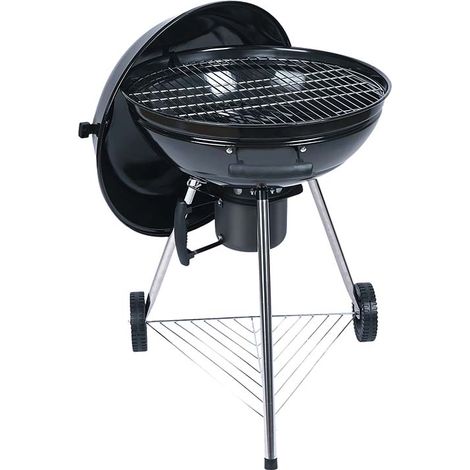Barbecue a carbonella tenerife, griglia di cottura in acciaio inox 42 cm, 43xh.80 cm