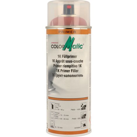 COLORMATIC - Apprêt sous-couche de remplissage rouge brun HG8 - aérosol de 400ml - 856549