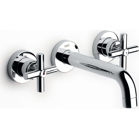 ROCA A5A4743C00 LOFT Grifo Bimando Empotrable Lavabo con Caño de 190 Mm Cromo - ref: A5A4743C00 (1/3)