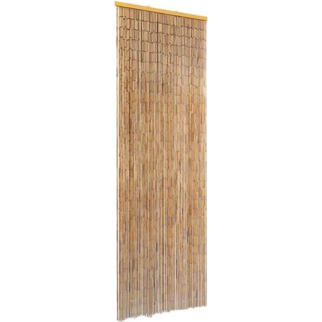 Rideau de porte contre insectes Bambou 56 x 185 cm (1/5)