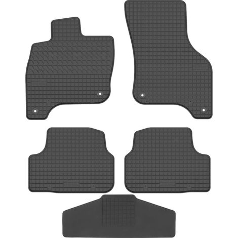 Tappetini Motohobby 201004 + copertura 200000/1 - Volkswagen e-Golf 2018 - vano piedi AV2 anteriore - installati (1/5)
