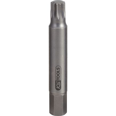 KS Tools 10 mm Spezial-Bit Vielzahn, M10, 75 mm