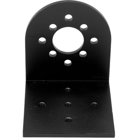 L-förmige RC-Motorhalterung aus Metall für bürstenlose Motoren der Baureihen 4082 und 5055, 25 mm/30 mm Achsabstand, schwarz (1/5)