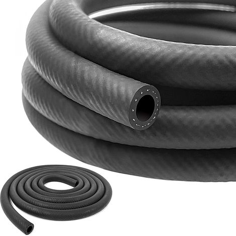Tuyau Essence Carburant durite essence de carburant pour camion, voiture, tracteur ou petit moteur (13mm ID, 3M Noir) - 13mm ID , (1/5)