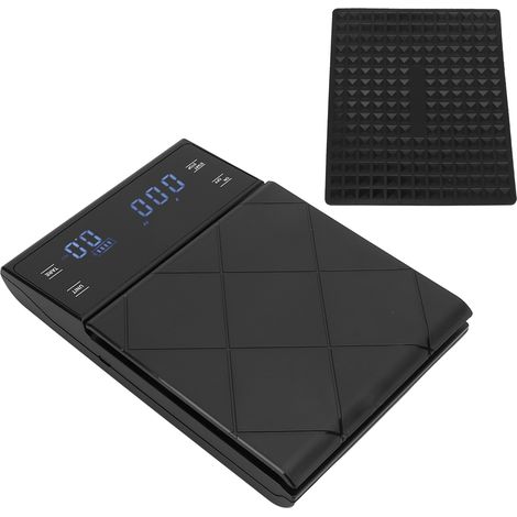 Balance de cuisine avec fonction minuteur, écran tactile LED, haute précision, arrêt automatique, boîtier ABS résistant et antidérapant, différentes unités de mesure. (1/5)