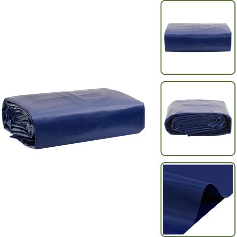 The Living Store Bâche bleu 1,5x2,5 m 650 g/m² - Bâche anti-UV (1/5)