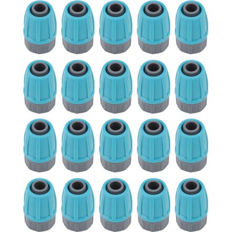 Rosvola Connecteurs d'écrous verrouillés pour Tube d'irrigation, 16mm, Durable, PE, Anti-vieillissement, résistant aux acides, écologique, 15 pièces. (1/5)
