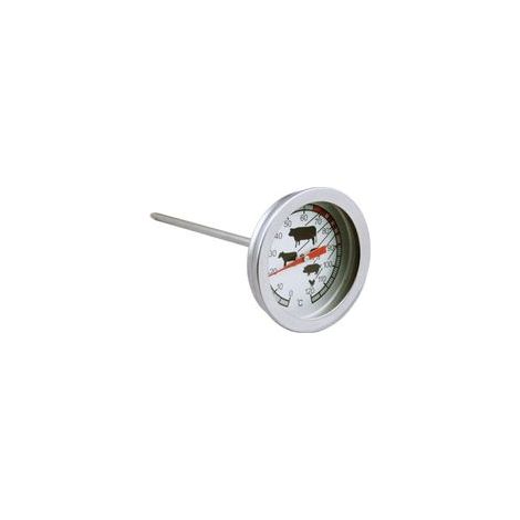Thermomètre analogique résistant à la chaleur pour cuisiner, rôtir, griller, fumer, support pour casserole, barbecue, rôtissoire, 0°C - 120°C