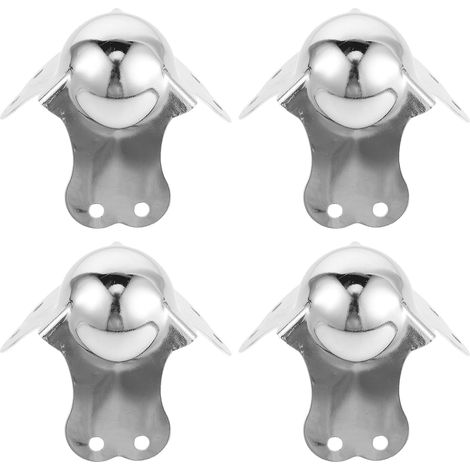 Lot De 4 Protections D'Angle Pour Bâches De Camion Sangles De Fixation Protections D'Angle Robustes Pour Chargements Et Emballages Couleur Argent (1/5)