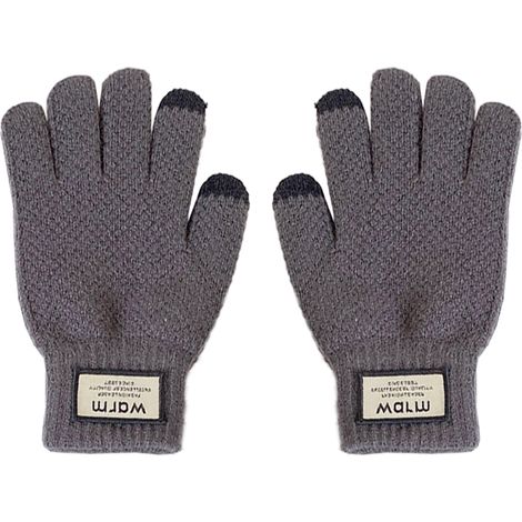 Gants Hiver - Gants Chauds Pour Homme - Coupe-Vent Et Isolants Thermiques - Pour Activités Extérieures - Par Paquet De 1 (1/5)