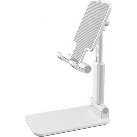 Faltbarer Handyhalter, höhenverstellbarer Winkel, stabil und tragbar, kompatibel mit Mobiltelefonen, iPads und Tablets. (1/5)
