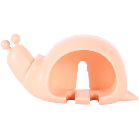 Multifunktionaler Wandhaken mit selbstklebendem Rasiererhalter fürs Familienbadezimmer, 1 Stück niedliches Schneckenmotiv im Cartoon-Stil für Erwachsene und Kinder (1/5)