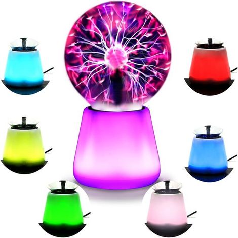 Illuminazione d'atmosfera a sfera al plasma - Nera (1/5)