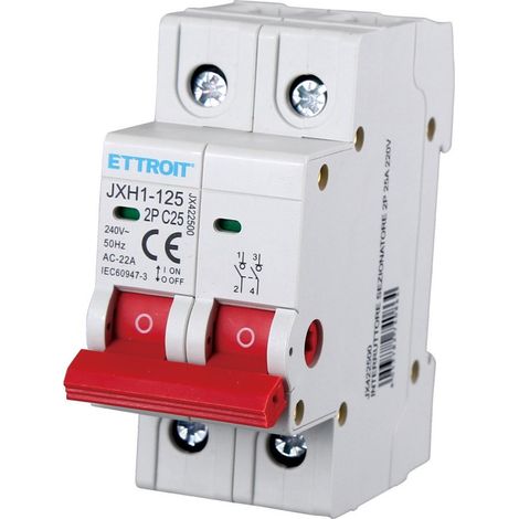 ETTROIT interruttore sezionatore 2P 25A 220V JX422500 (1/3)