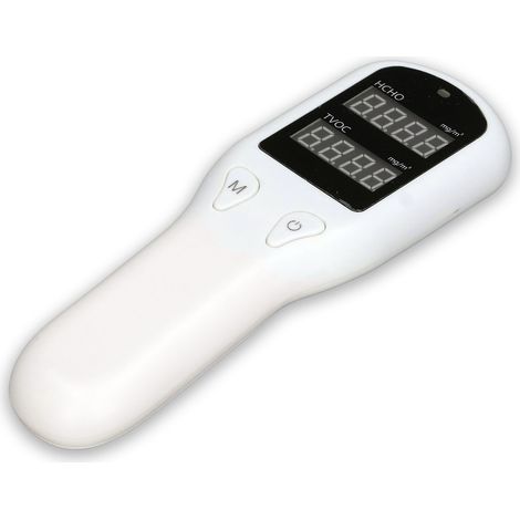 Détecteur de qualité d'air haute précision HCHO TVOC, moniteur de gaz portable à écran LCD pour intérieur, testeur manuel précis (1/5)