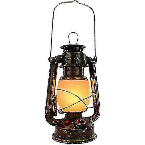 Wiederaufladbare Laterne mit einstellbarer Helligkeit, Retro-Tischlampe für den Innen- und Außenbereich, 3 Helligkeitsstufen (1/5)