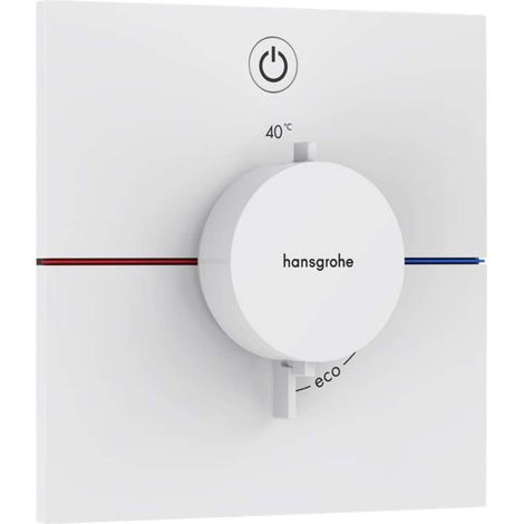 Hansgrohe ShowerSelect Comfort - Grifo termostático empotrado, blanco mate 15571700 (1/3)