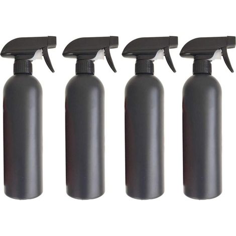 Lot de 4 flacons pulvérisateurs rechargeables pour lotion, shampoing, désinfectant et huiles essentielles, pompe multi-usages pour liquides cosmétiques - Crezuo