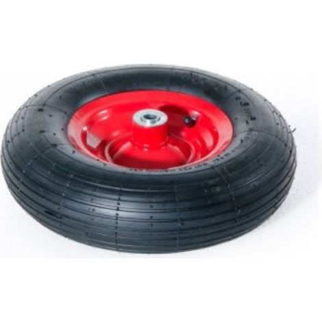 Ruota di ricambio pneumatico per carriola cerchio metallo 13” - biacchi e. (1/3)