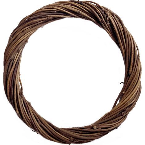 Anneau Décoratif Spirale Smilax Glabra, Diamètre Extérieur 20 Cm, Accessoire Artisanal Naturel Pour Maison Et Jardin - (1/5)