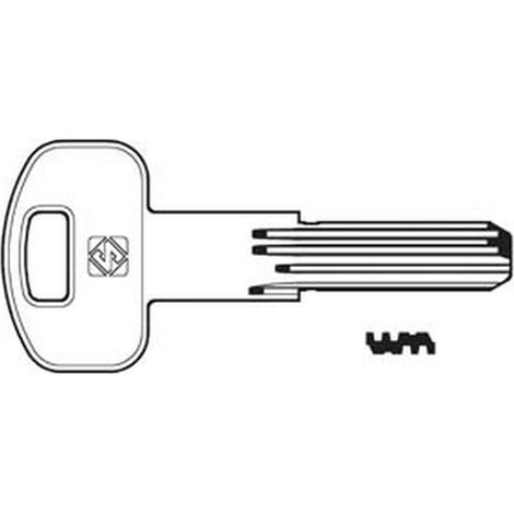 5PZ CHIAVI PUNZONATE PER CILINDRI SECUREMME 10 SPINE SCM2 - SCM2