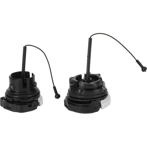 BelleRise - 2pcs bouchons réservoir – Pour Stihl MS210 MS230 MS250 MS360 – Avec cordon anti-perte – Noir (1/5)
