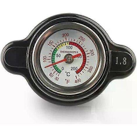 Hochdruck-Kühlerdeckel mit Temperaturanzeige, 18 bar (256 psi), passend für Honda, Kawasaki, Suzuki, Yamaha – JXLGV (1/5)
