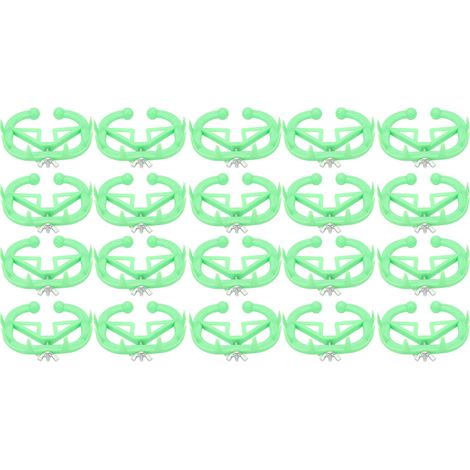 Lot de 20 anneaux nasaux pour veaux sevrés, efficaces et confortables, en plastique, pour empêcher la succion du lait. (1/5)