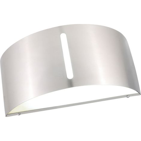 Plafonnier extérieur BONN argent inox E27 Lutec IP44 (1/2)
