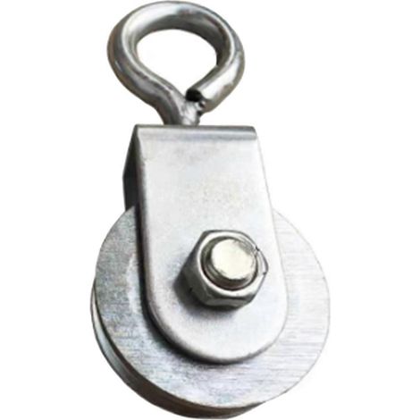 Stück Seilzug-Drehrolle, Traktionsrad, Schwenkrollenblock - Silber