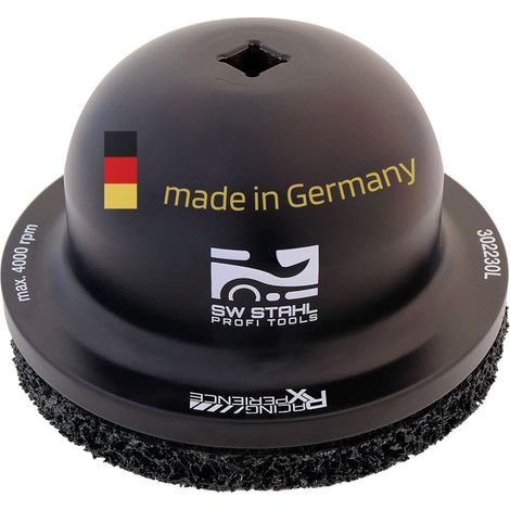 SW-Stahl 302230L - Smerigliatrice per mozzo ruota in alluminio Racing Experience I Made in Germany I Accessorio per avvitatore a percussione I Mozzi delle ruote Pulitore I Multitool (1/5)