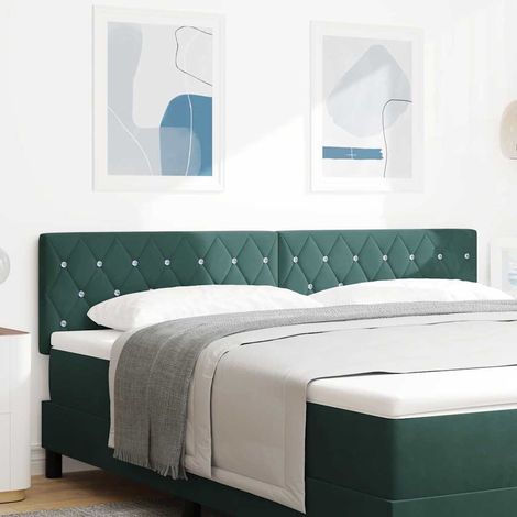 vidaXL Cabecero Verde oscuro 180 cm Terciopelo (1/5)