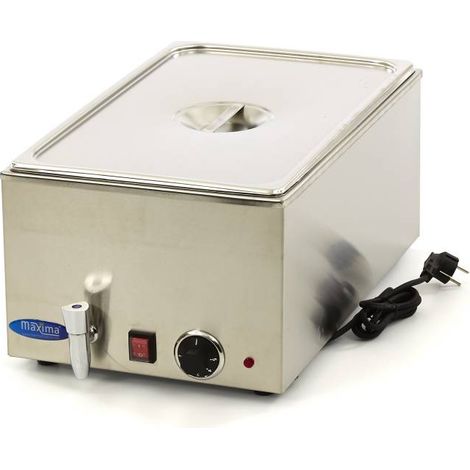 Bain Marie - avec robinet - incluant un ensemble GN 1/1 - Électrique - Maxima